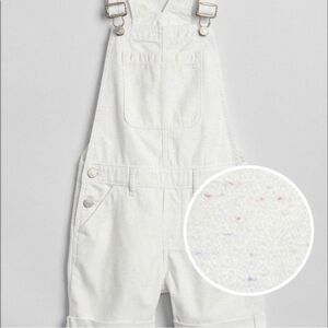 Gap Kids Girls' Shortall White Confetti Size XXL Regular